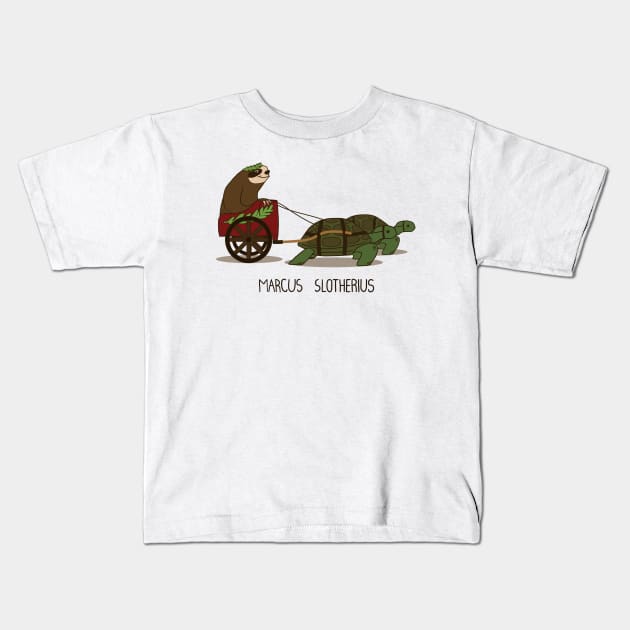 Marcus Slotherius ✅ The Roman Emperor Kids T-Shirt by Sachpica